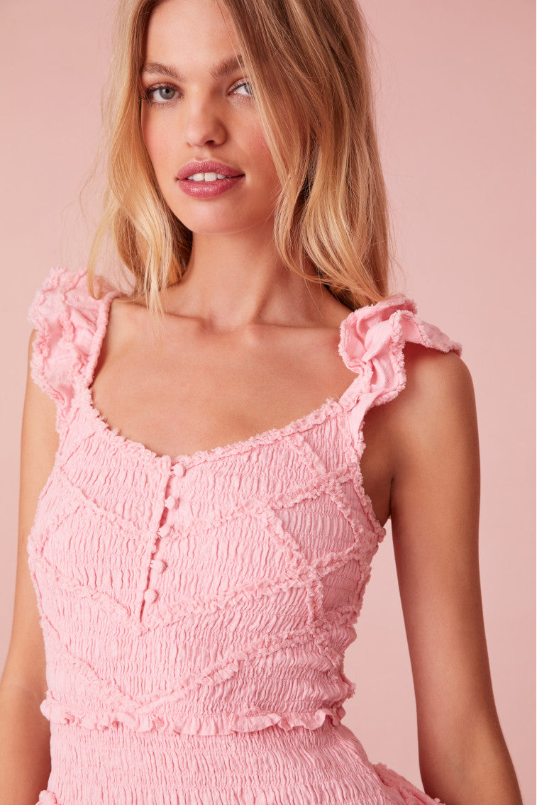 Marsinia Cotton Smocked Dress-morningim