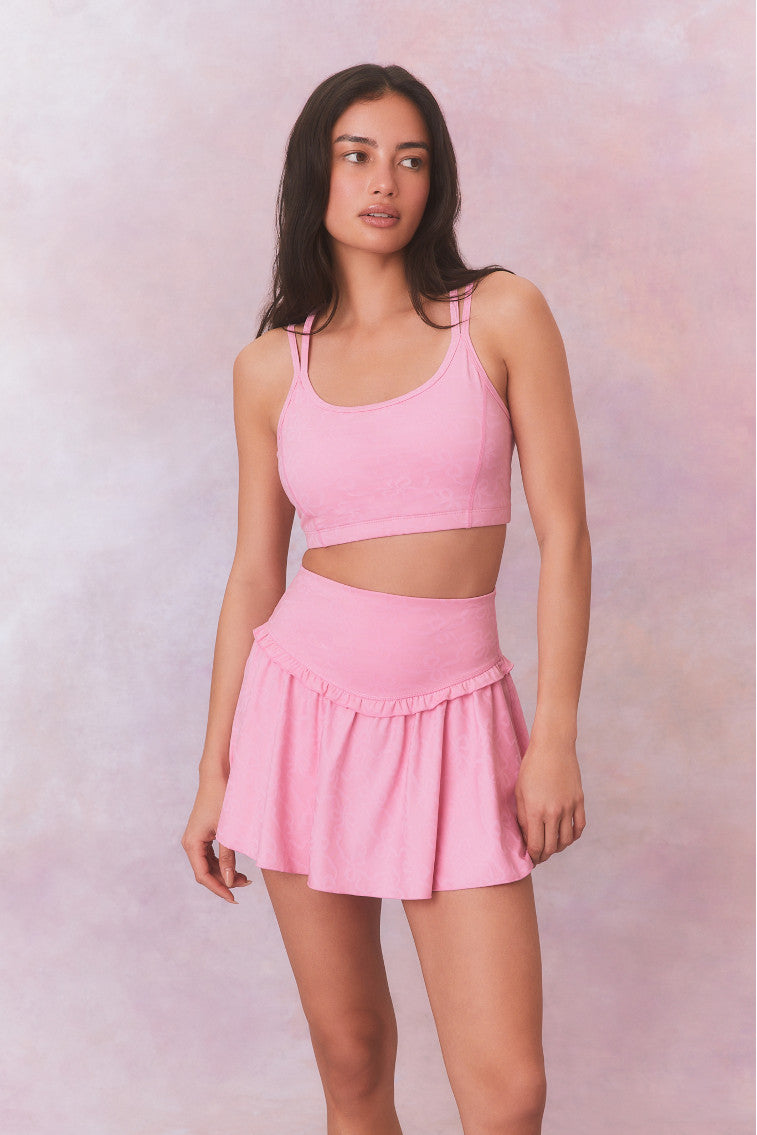 Aiden Bow Print Sports Bra-ROSABELLE-morningim