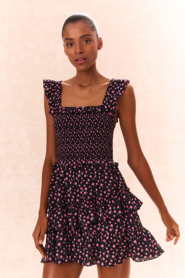 Aline Cotton Floral Dress-morningim