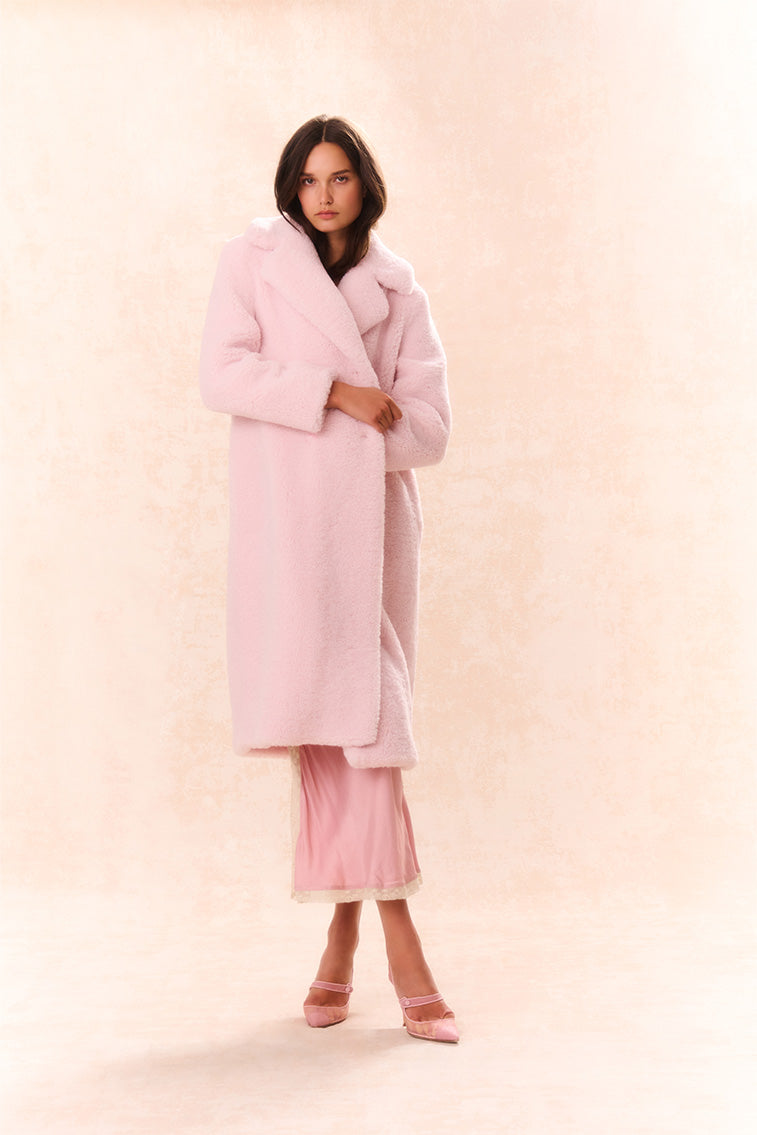 Baileene Faux Shearling Coat-morningim