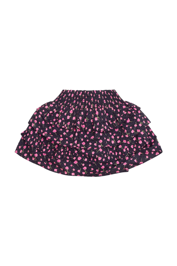 Girls Billie Cotton Floral Skirt-morningim