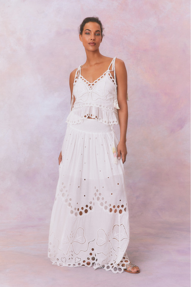 Biltmore Eyelet Cotton Top-morningim