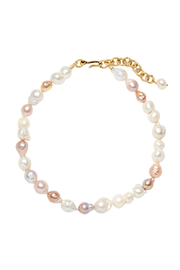 Brinker+Eliza Favorite Pearl Choker Necklace-morningim