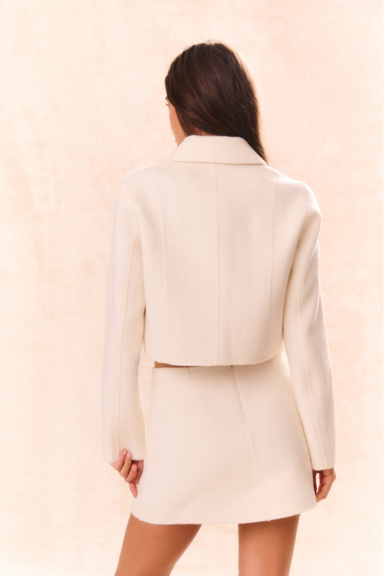 Chula Wool Mini Skirt-morningim