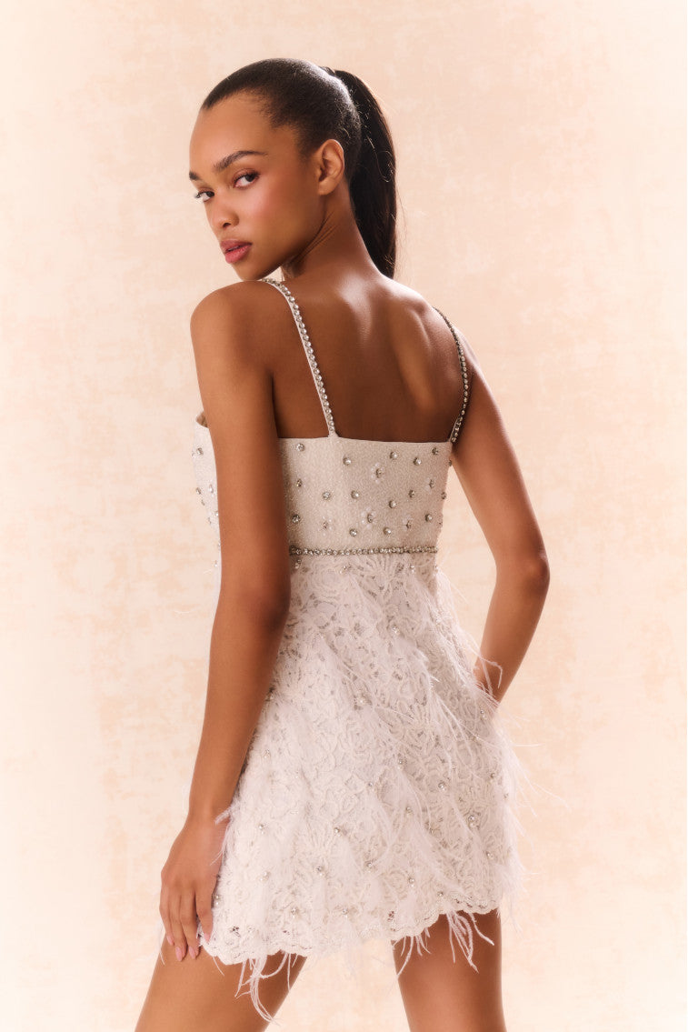 Brianne Beaded Mini Dress-morningim