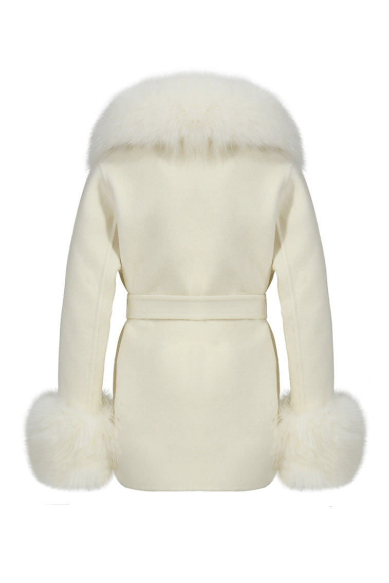 Susanna Chow Girls Mini Jojo Cashmere Fur Coat-morningim