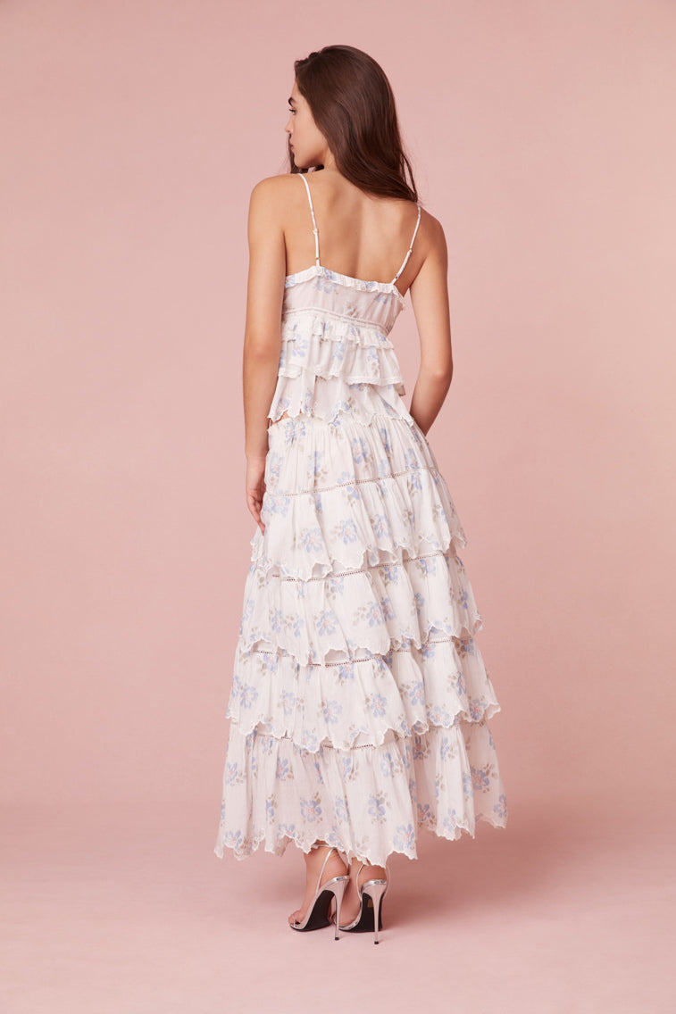 Cunningham Multi Tiered Maxi Skirt-morningim