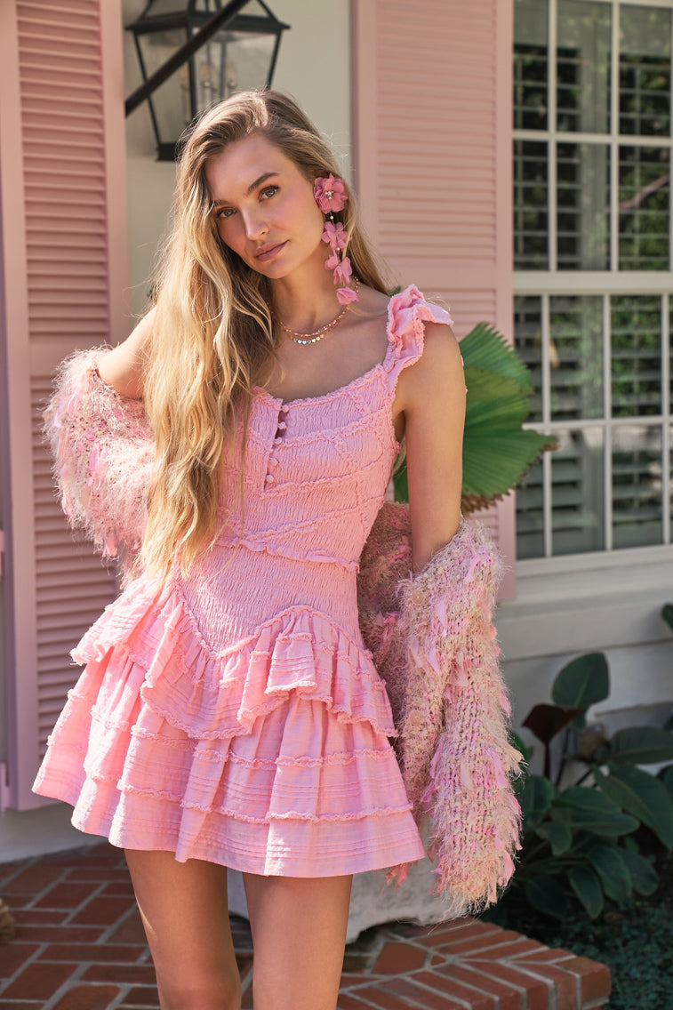 Marsinia Cotton Smocked Dress-morningim