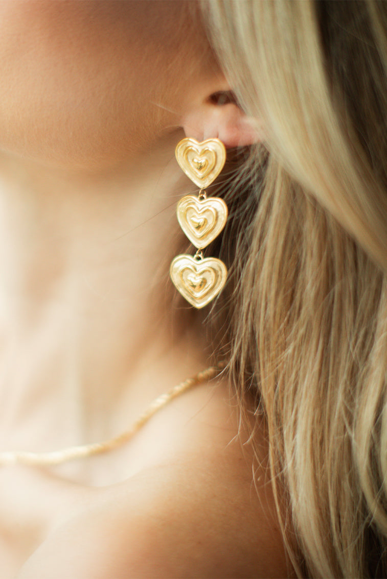 Heartbeat Earrings by Evie Jewelry-morningim