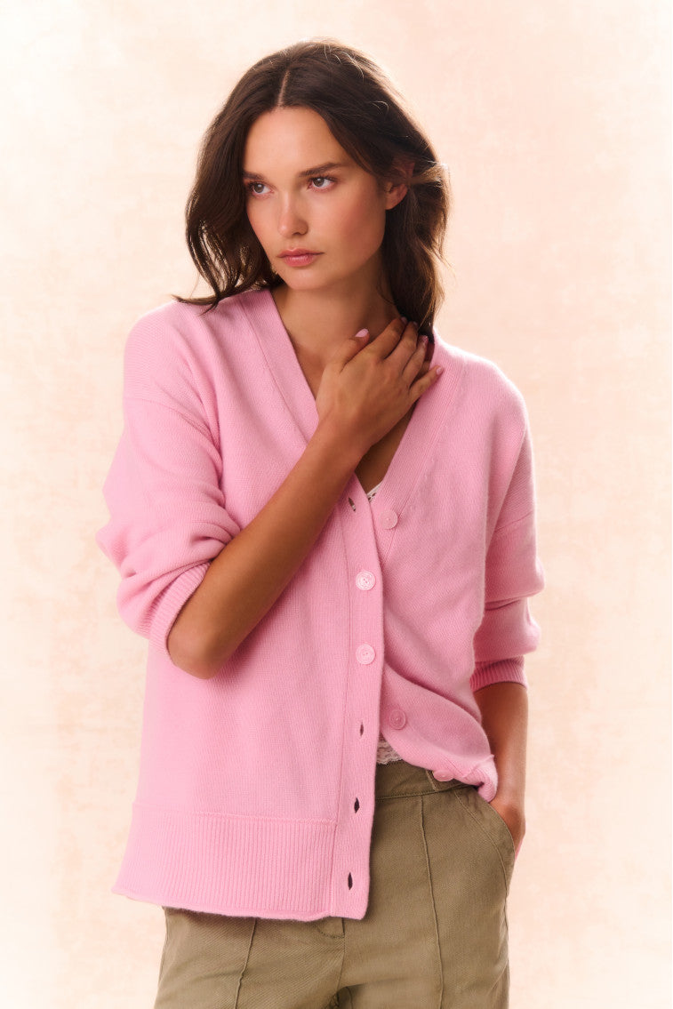 Elmer Oversized Wool Cardigan-morningim