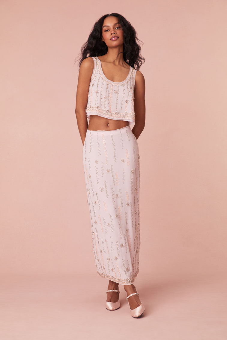 Goodall Embellished Midi Skirt-morningim
