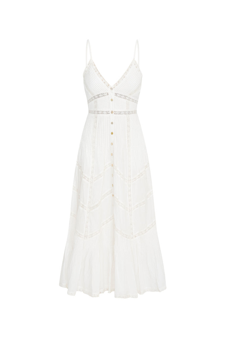 Esilda Cotton Midi Dress-morningim