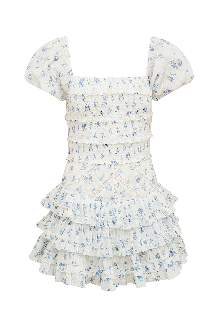 Fellows Cotton Floral Dress-morningim