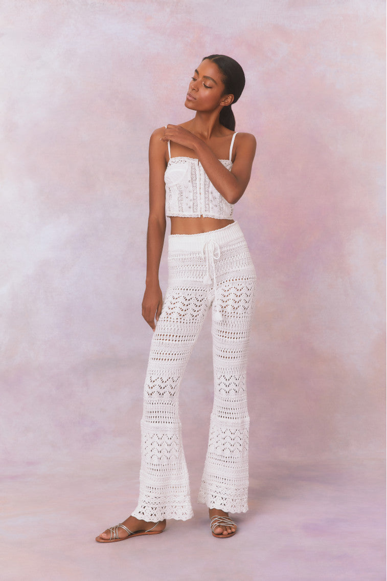 Fosta Crochet Pants-morningim