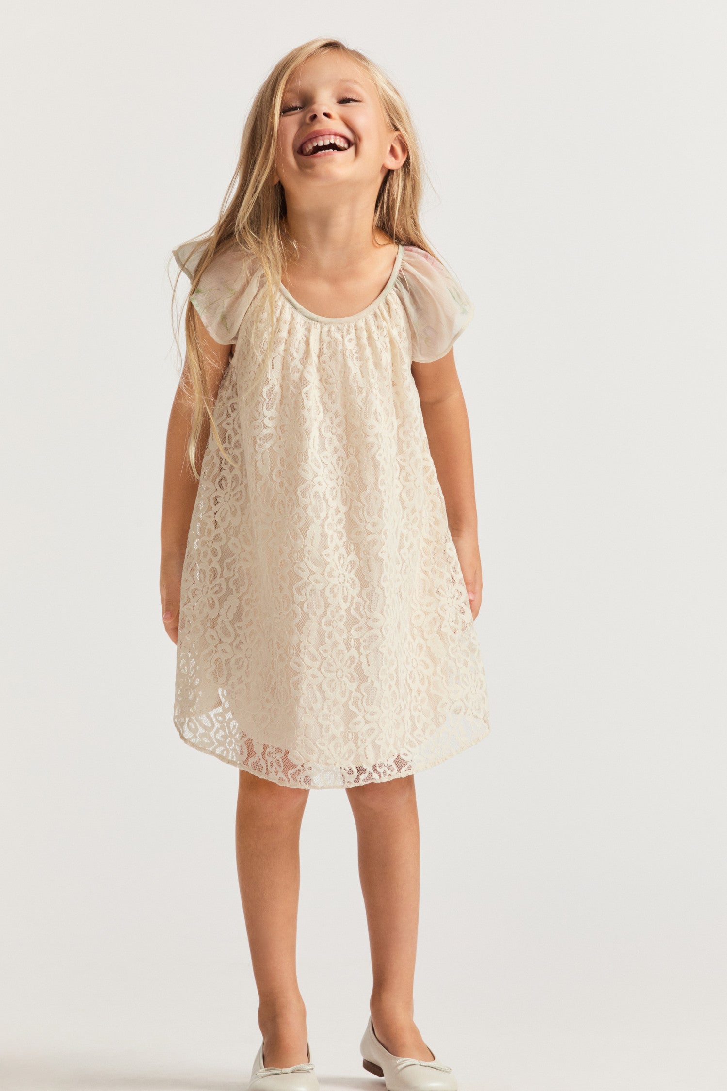 Girls Lou Dress-morningim