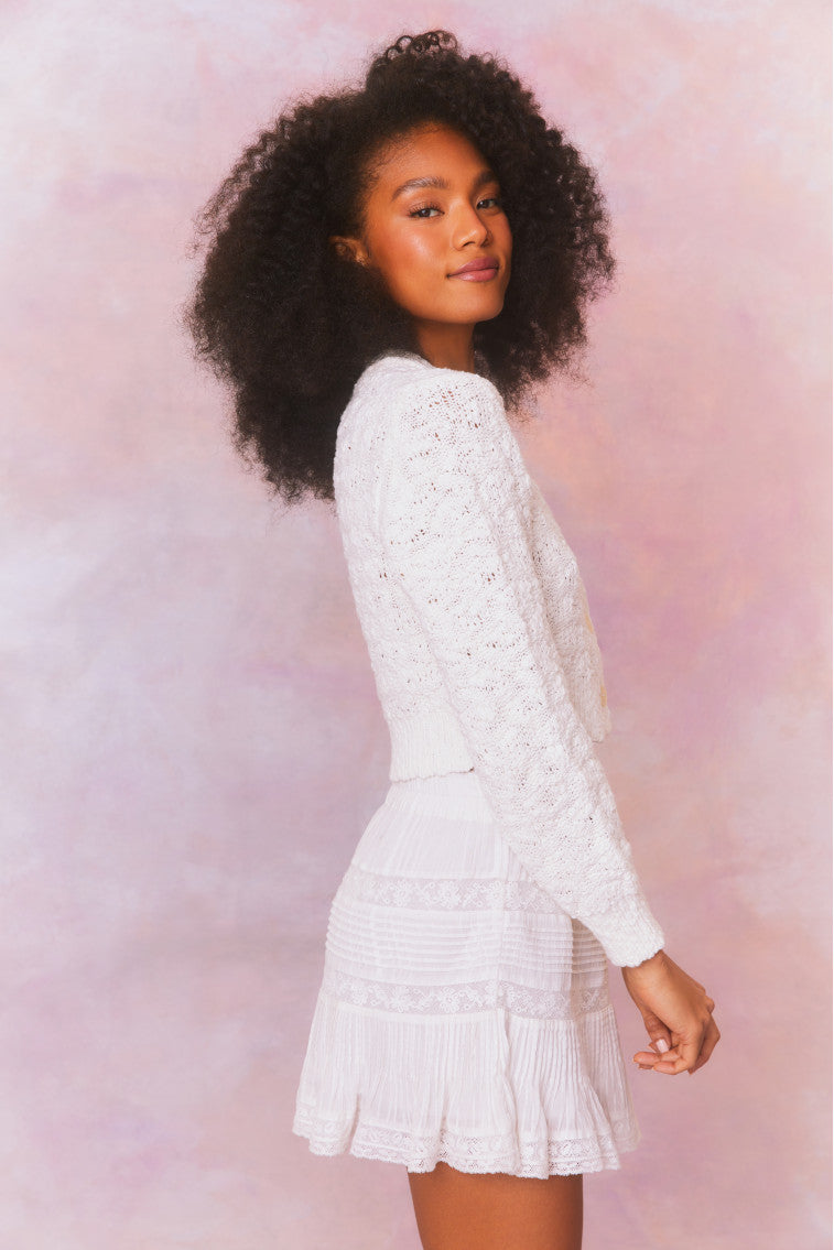 Hyacinth Knit Cardigan-morningim