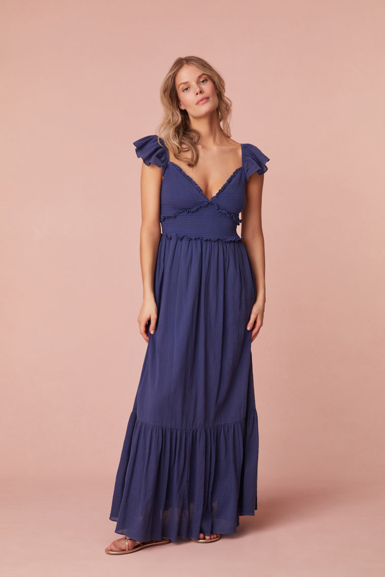 Katina Cotton Maxi Dress-morningim