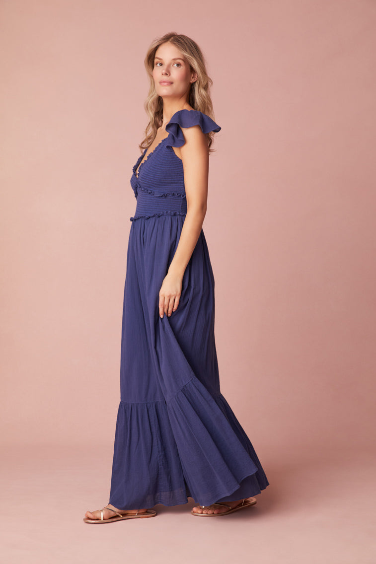 Katina Cotton Maxi Dress-morningim