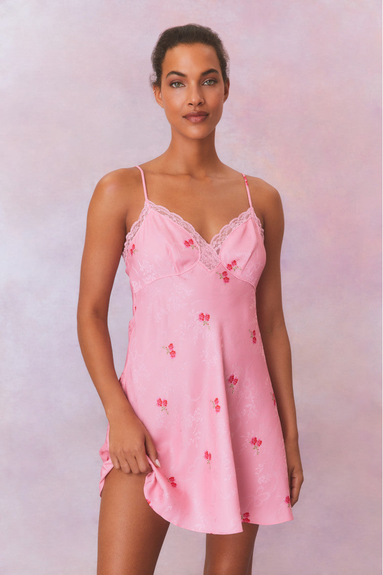 Larinda Slip Mini Dress-morningim