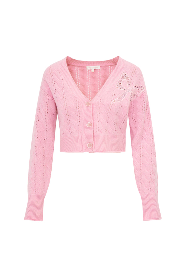 Leota Cropped Wool Cardigan-morningim