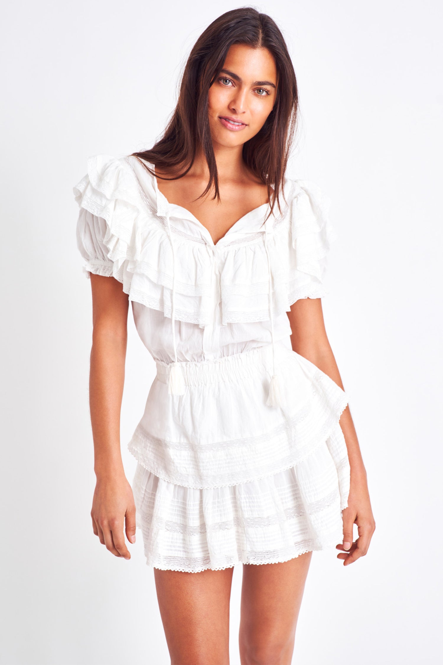 Liv Cotton Ruffled Dress-morningim