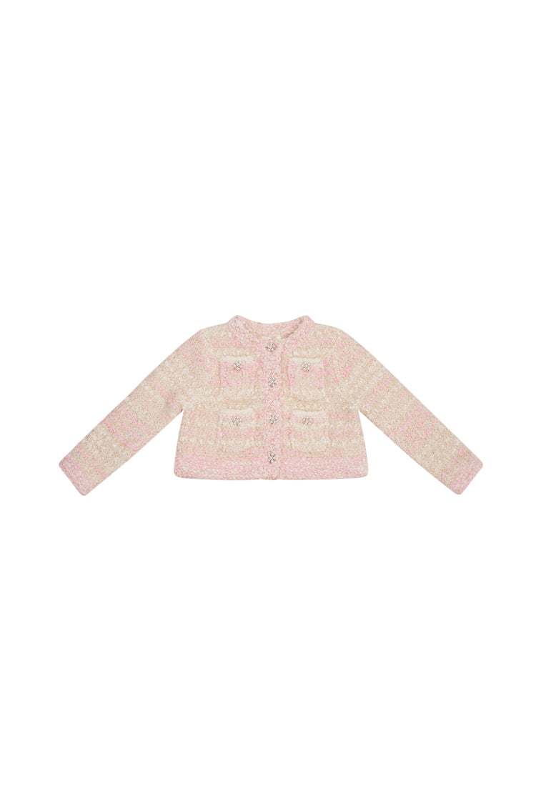 Girls Loki Knit Cardigan-morningim