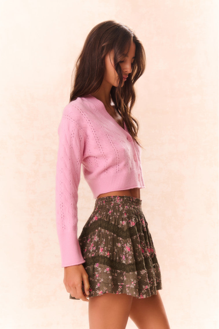 Lorianne Floral Mini Skirt-morningim