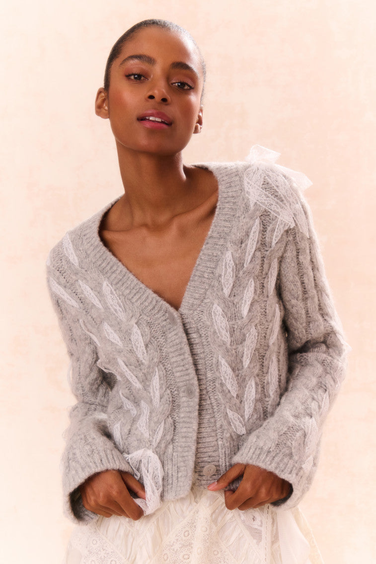 Louella Wool Knit Cardigan-morningim