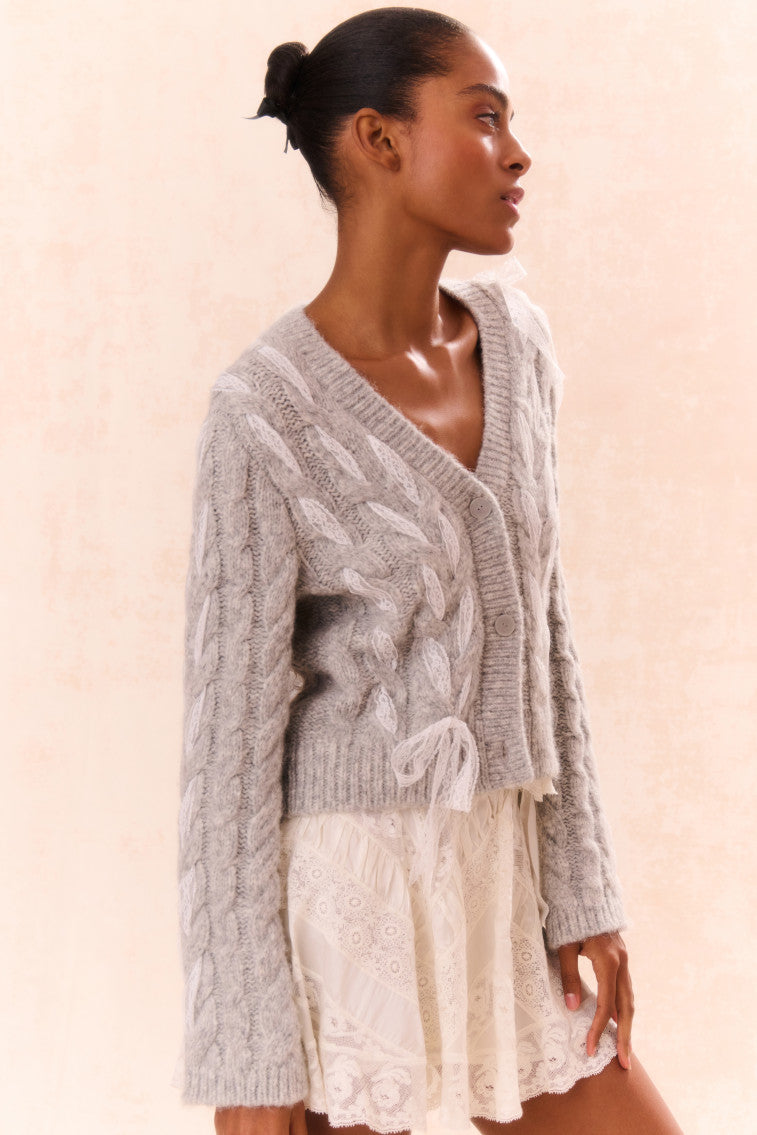Louella Wool Knit Cardigan-morningim