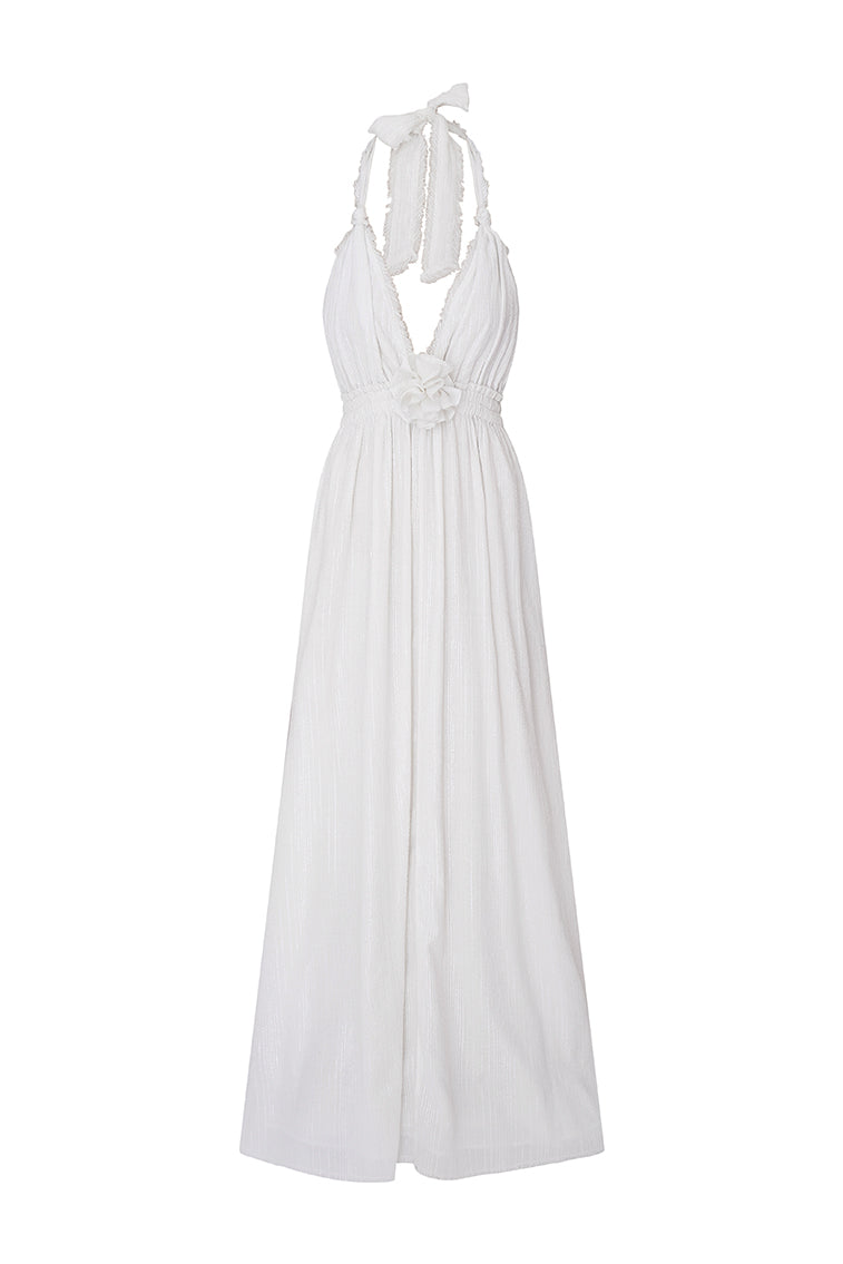 Love Halter Maxi Dress-morningim