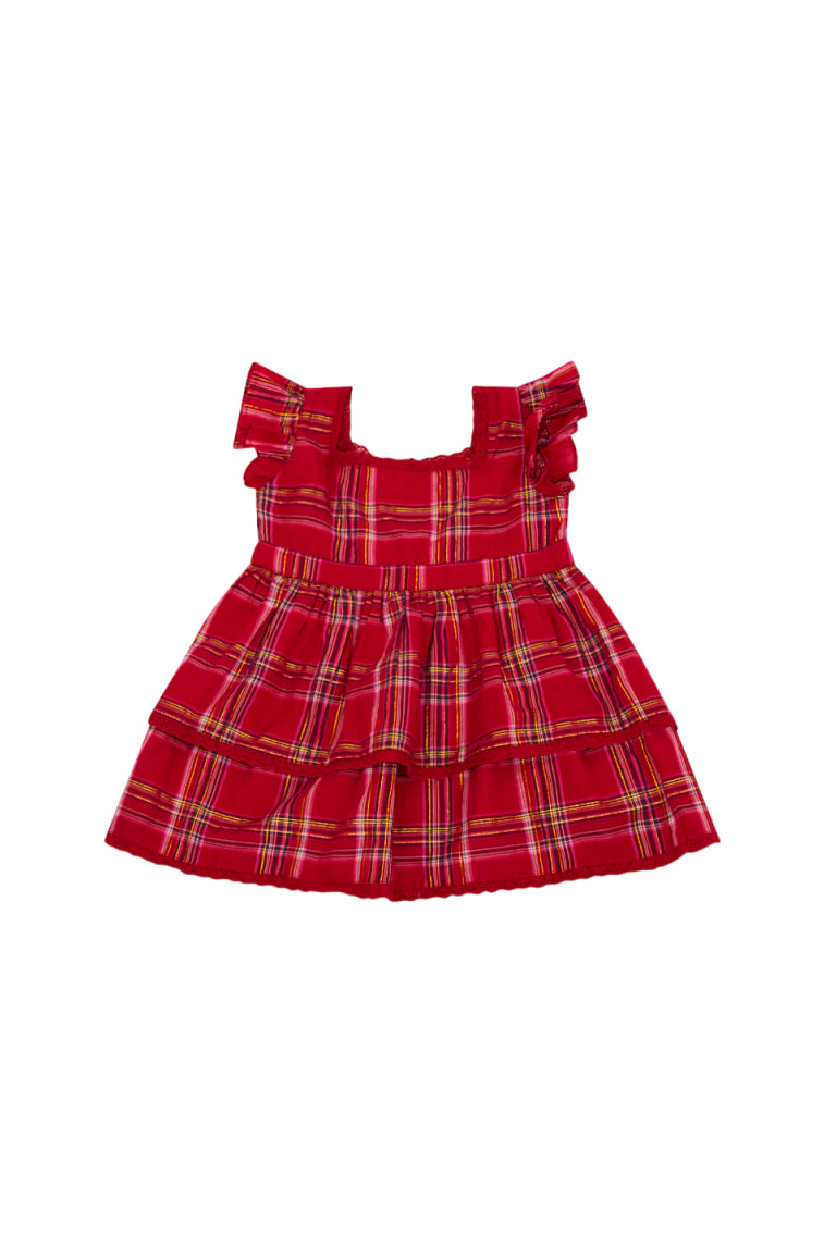 Baby Luciette Tartan Dress-morningim