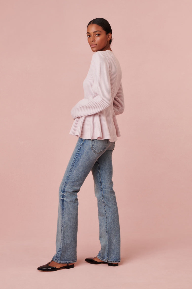 Luisa Peplum Cardigan-morningim