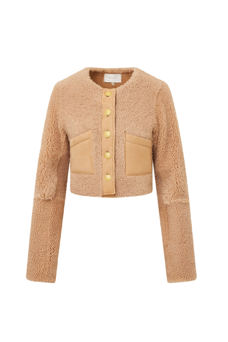 Lully Faux Shearling Jacket-morningim