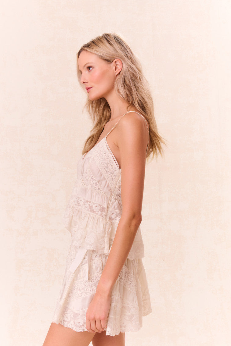 Luschia Lace Cami Top-morningim