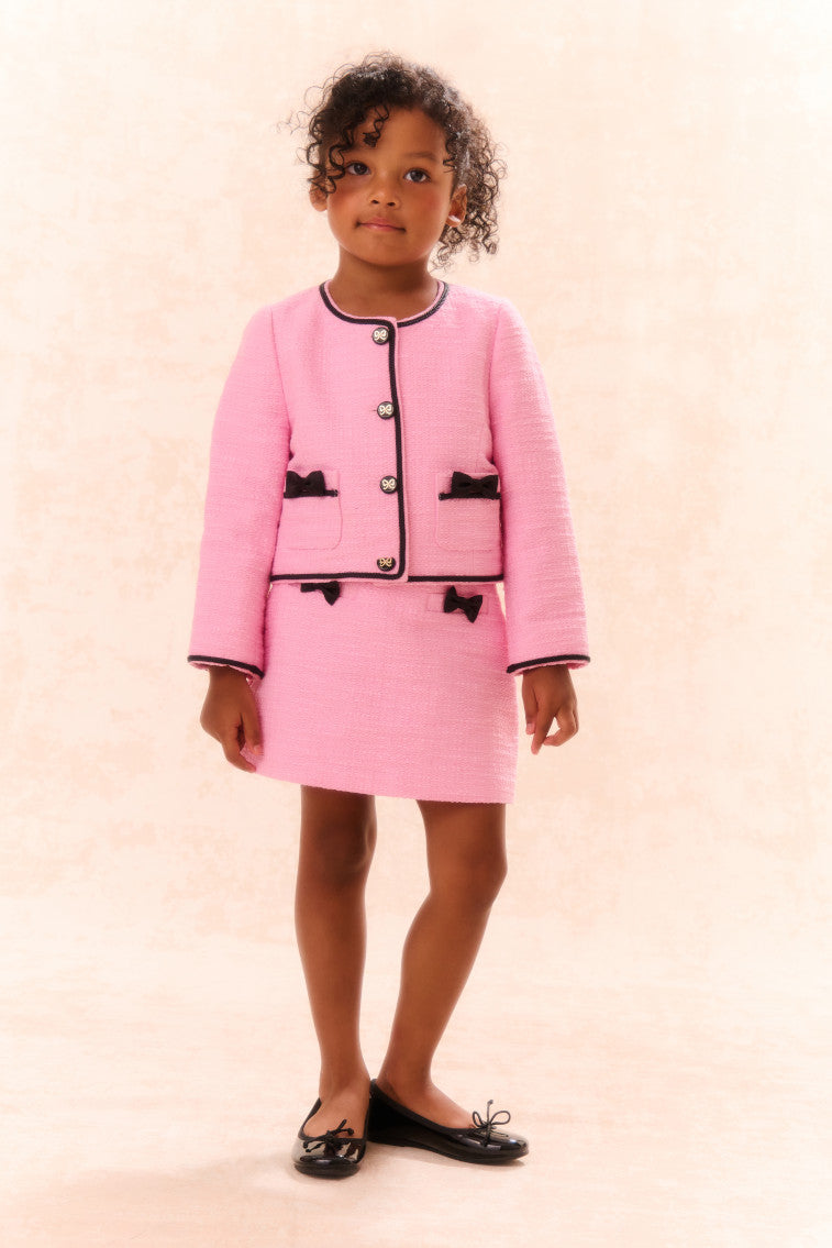 Girls Mahoney Tweed Jacket-morningim