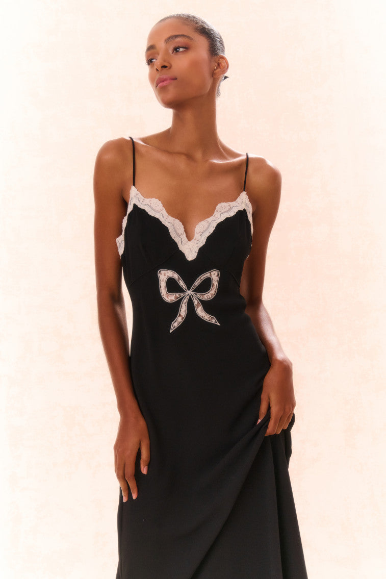 Manuela Bow Slip Maxi Dress-morningim