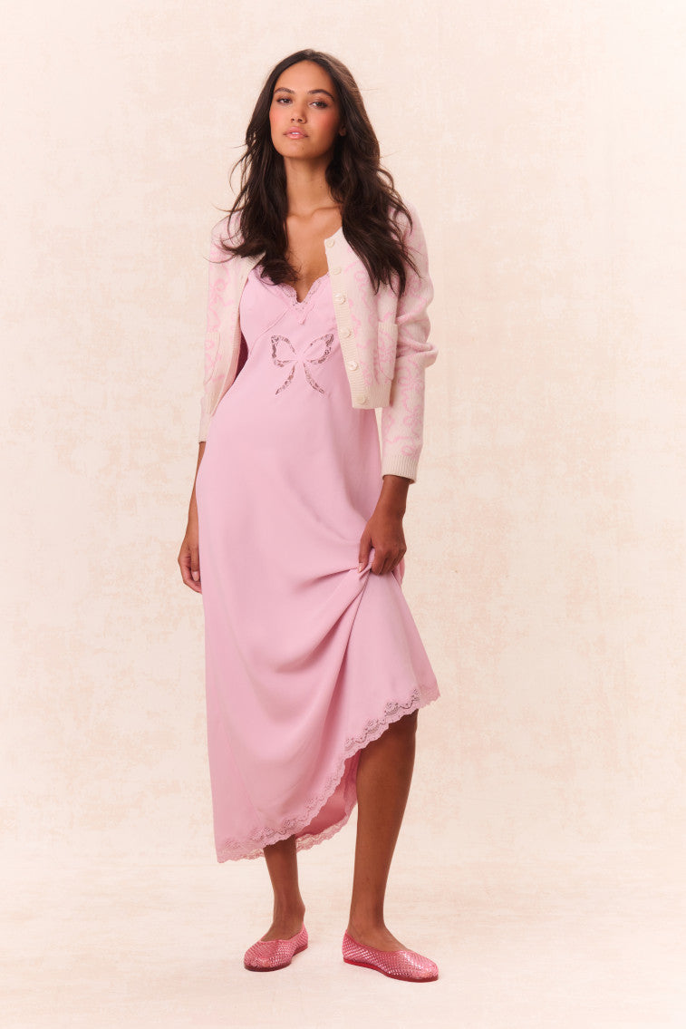 Manuela Bow Slip Maxi Dress-morningim