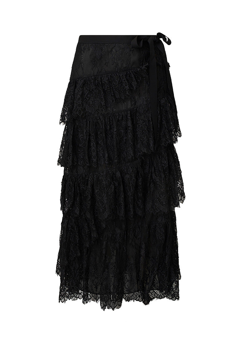 Merado Lace Maxi Skirt-morningim