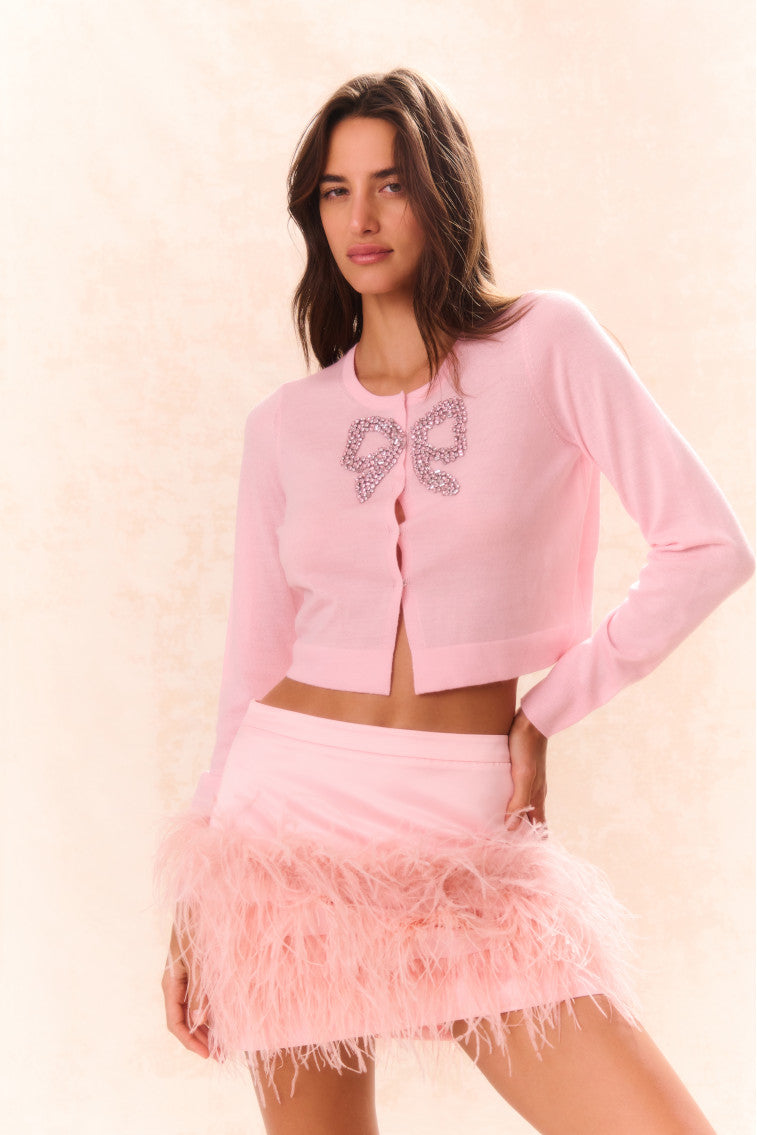 Modine Embellished Wool Cardigan-morningim