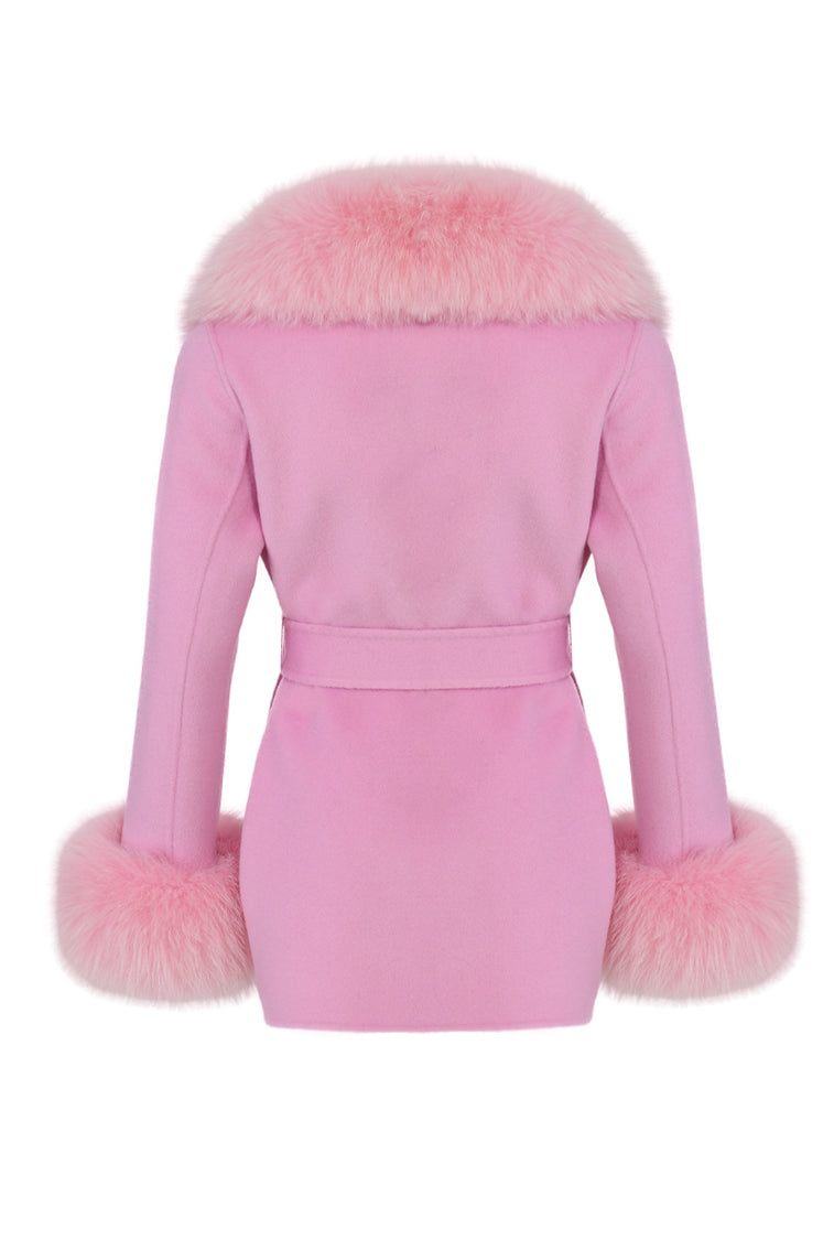Susanna Chow Girls Mini Jojo Cashmere Fur Coat-morningim
