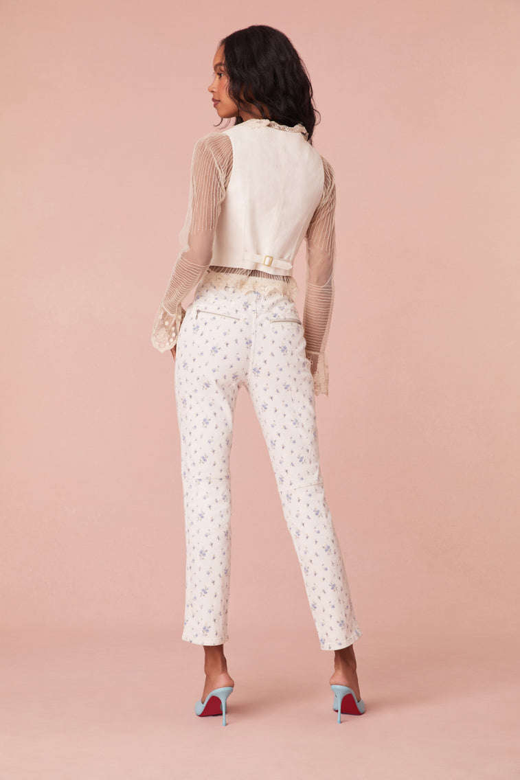 Noyer Printed Jeans-morningim