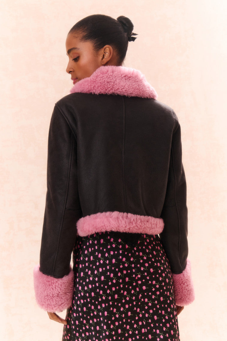 Pansy Shearling Leather Jacket-morningim