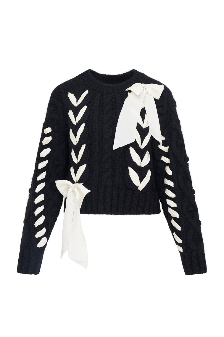 Parson Alpaca-Blend Ribbon Pullover-morningim