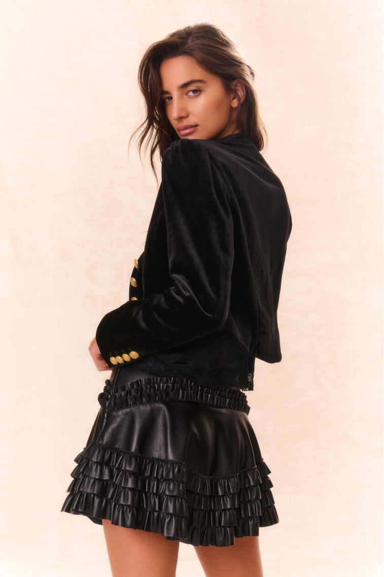 Pendine Velvet Military Jacket-morningim