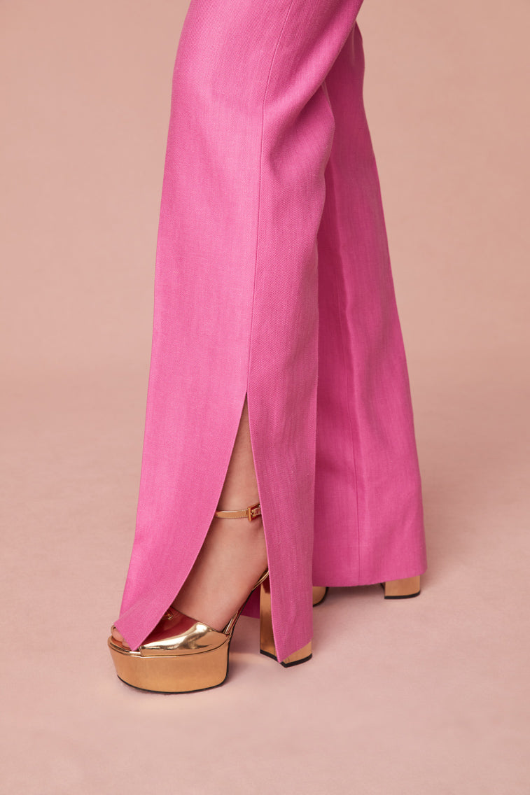 Poppet Straight Leg Tailored Pants-morningim