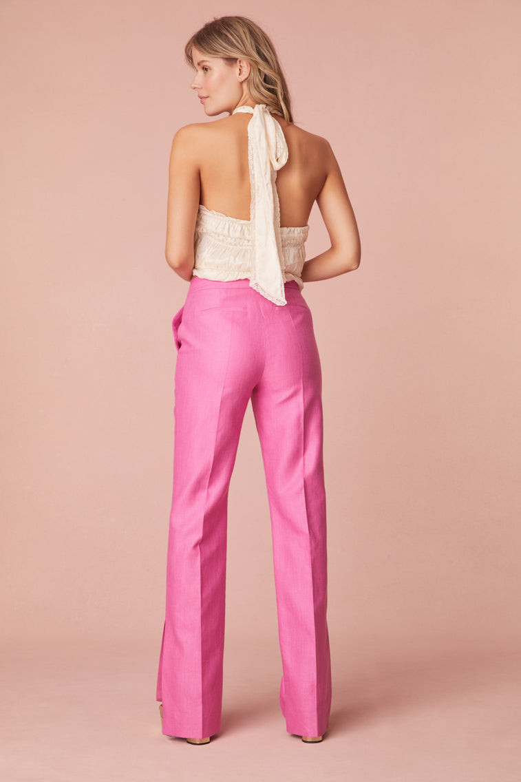 Poppet Straight Leg Tailored Pants-morningim