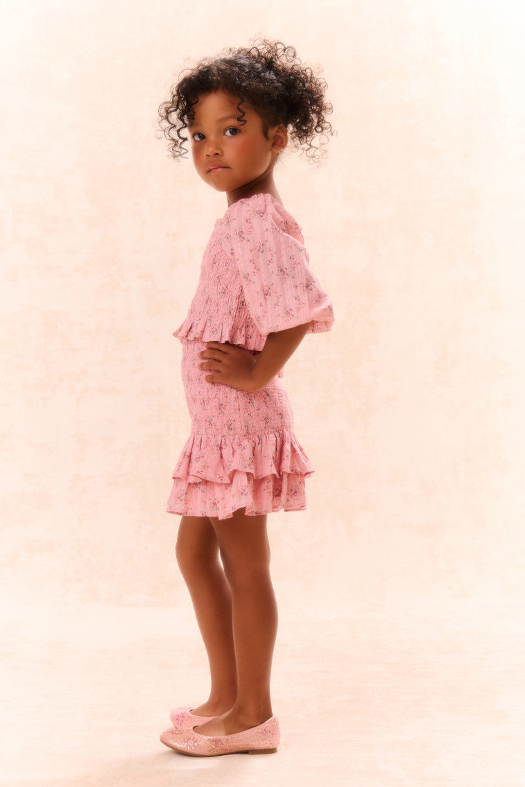 Girls Renette Cotton Skirt-morningim