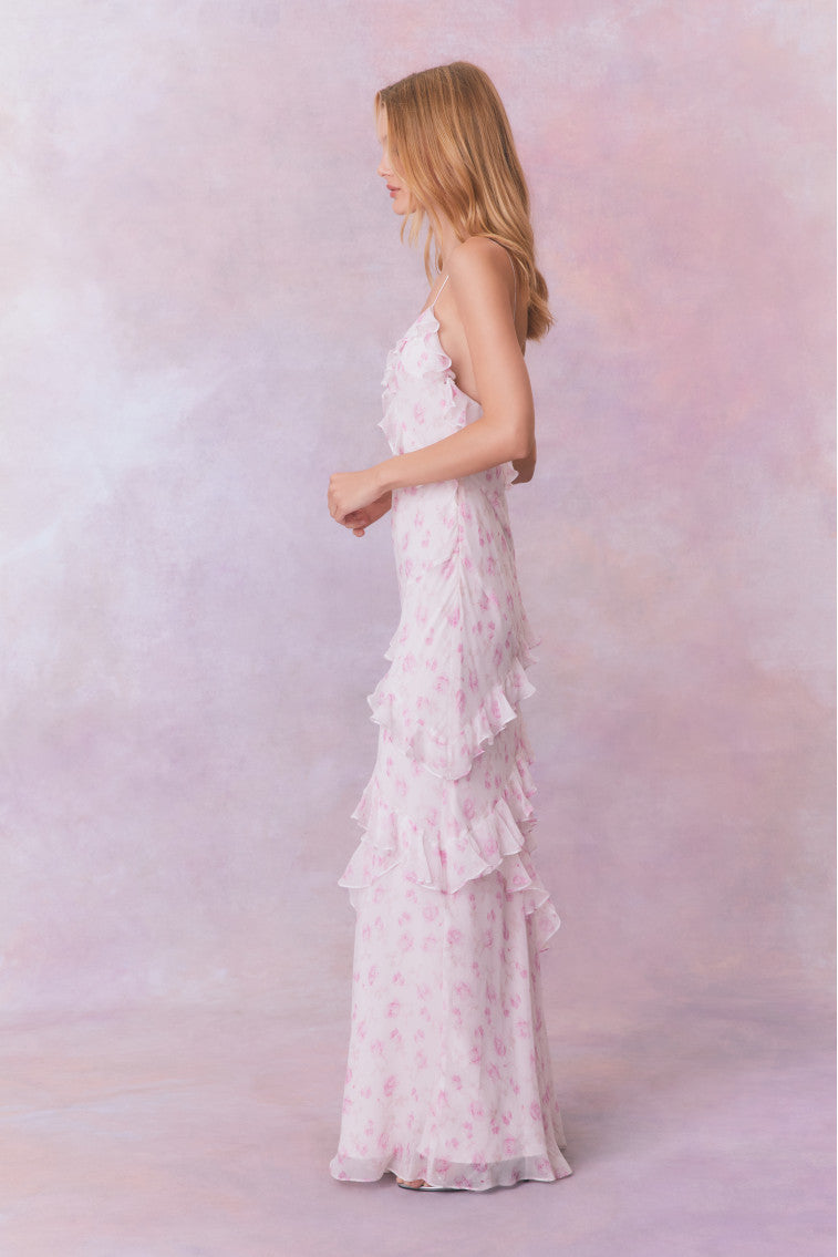 Rialto Fragrance Print Maxi Dress-STERLING DUSK-morningim