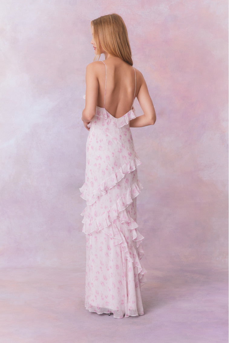 Rialto Fragrance Print Maxi Dress-STERLING DUSK-morningim