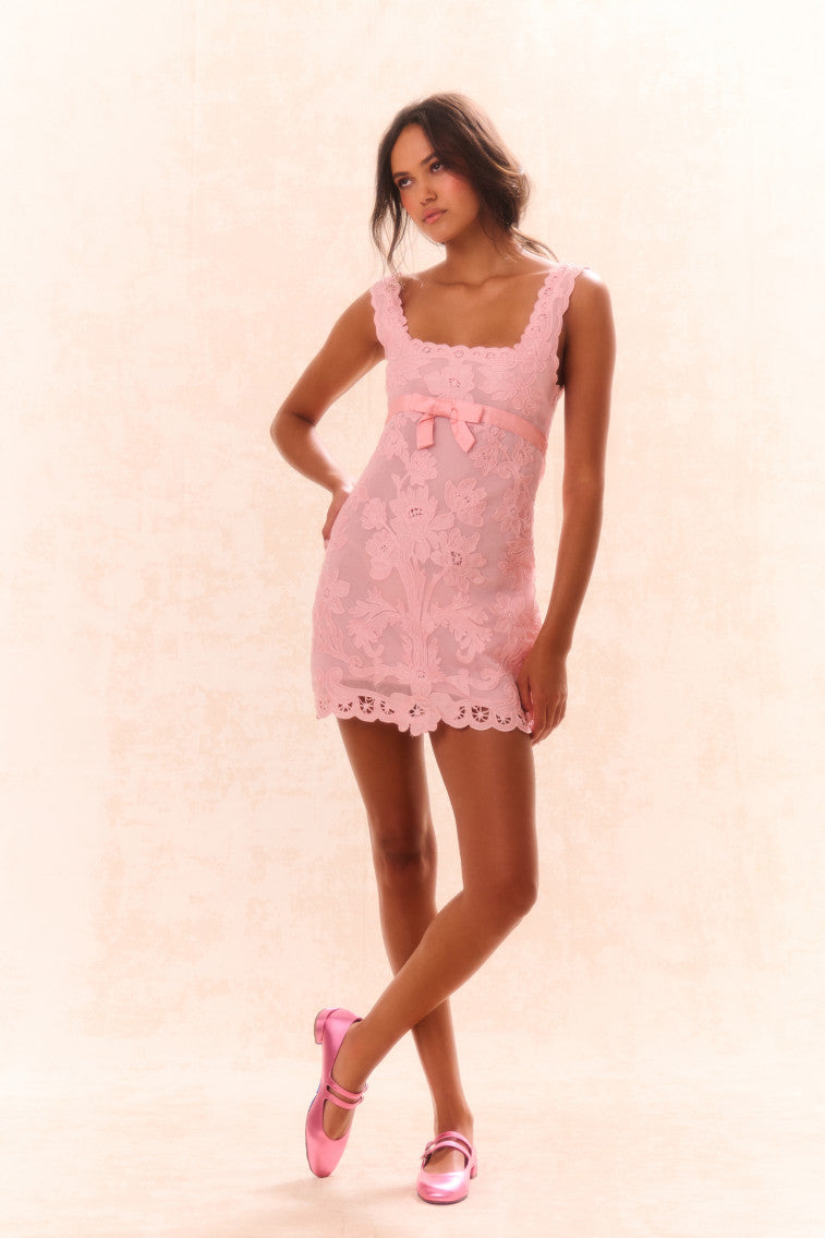 Rua Lace Mini Dress-morningim